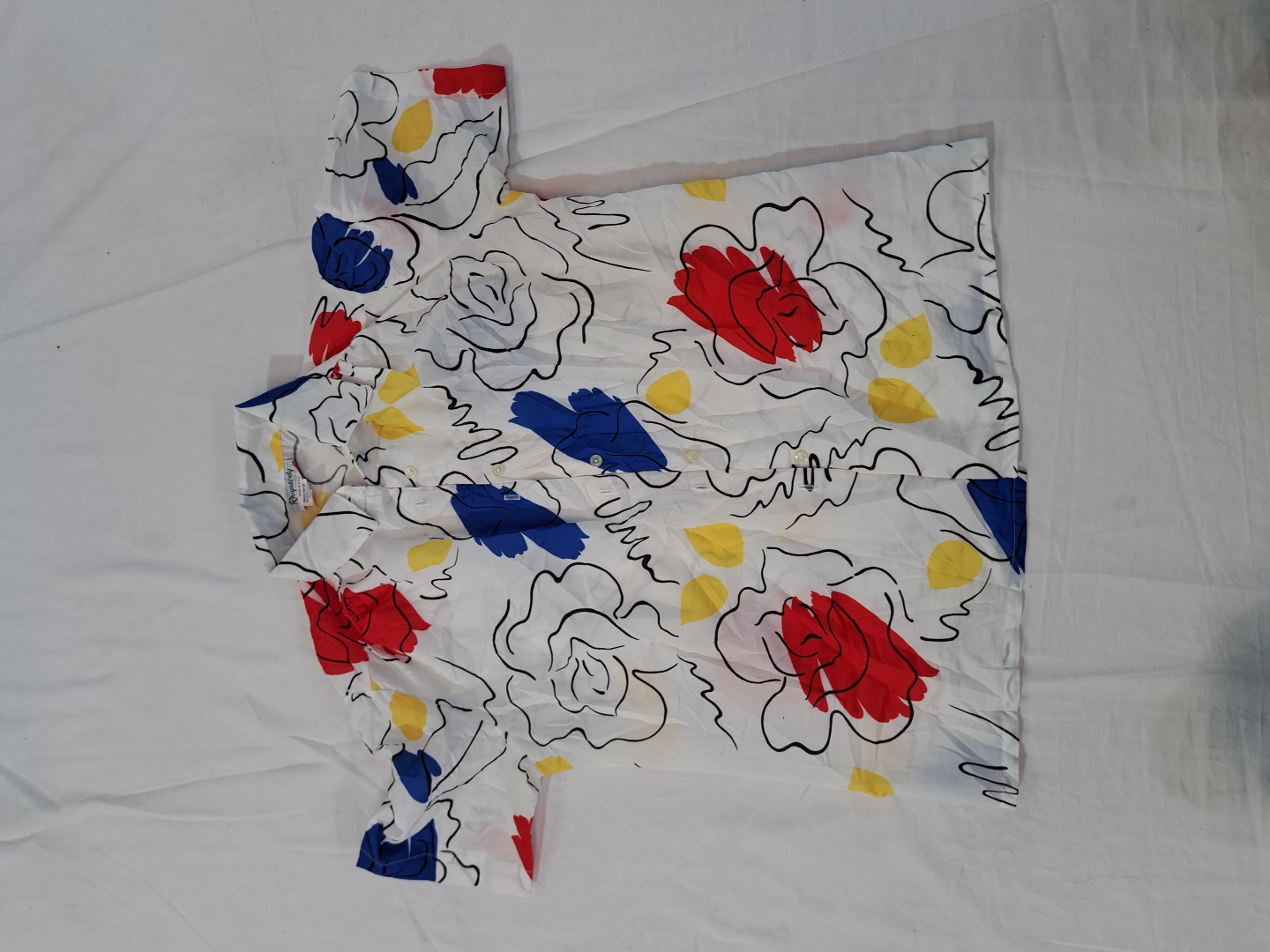 Rhapsody Printed Button-Up Shirt