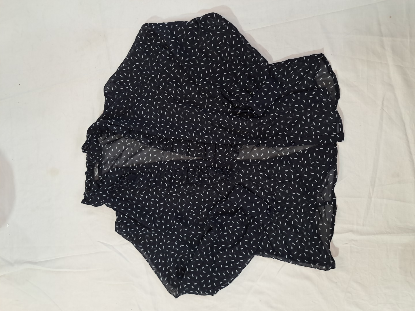 Wanko Printed Sheer Blouse