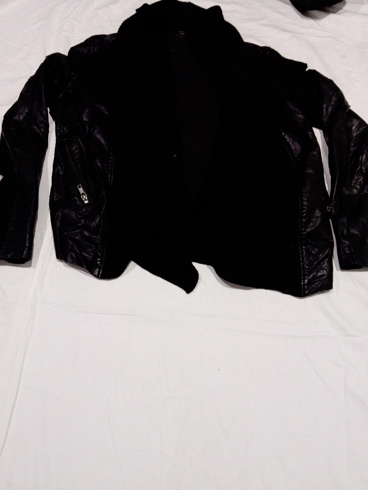 Diesel Black Leather Jacket