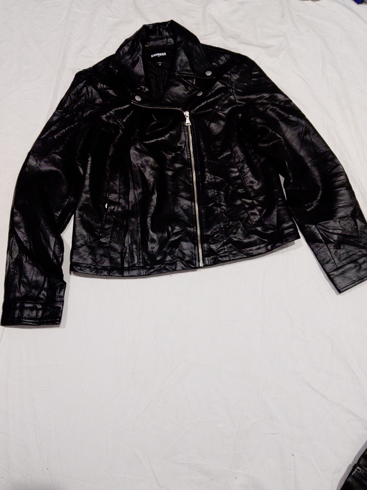 Express Black Leather Jacket