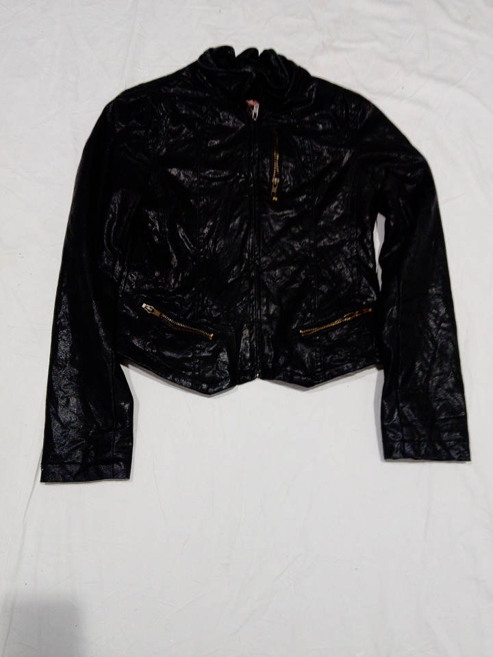 River Island Black Leather Jacket