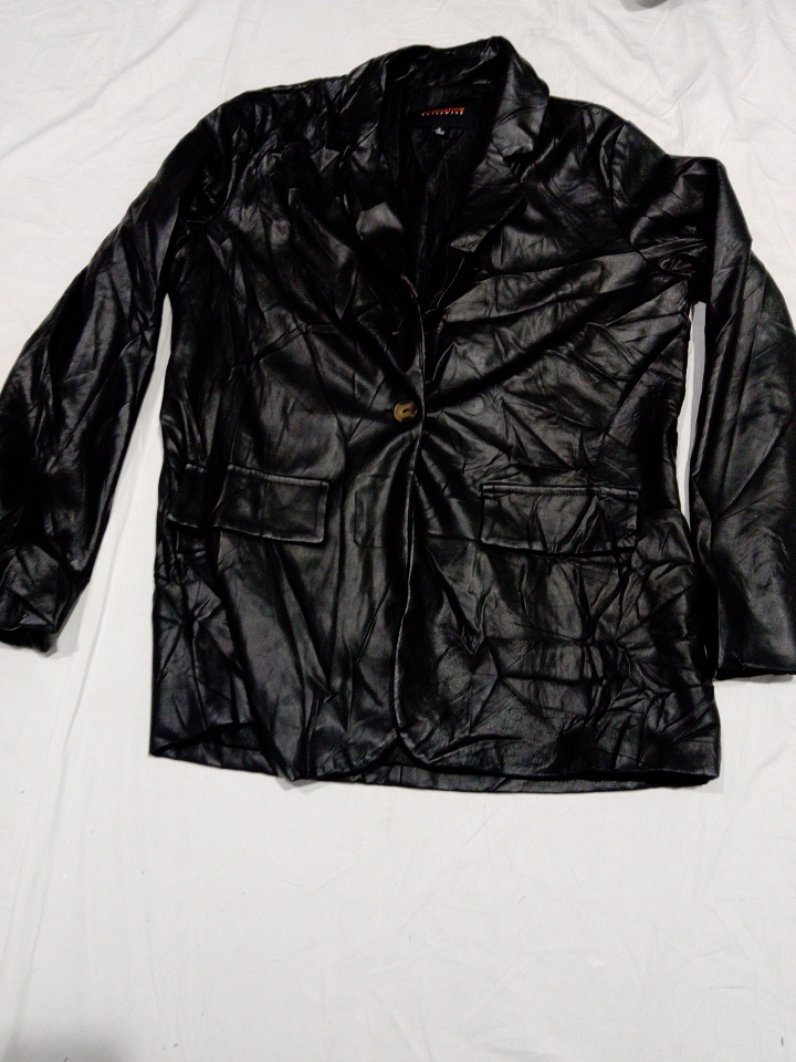 Ambiance Black Leather Jacket