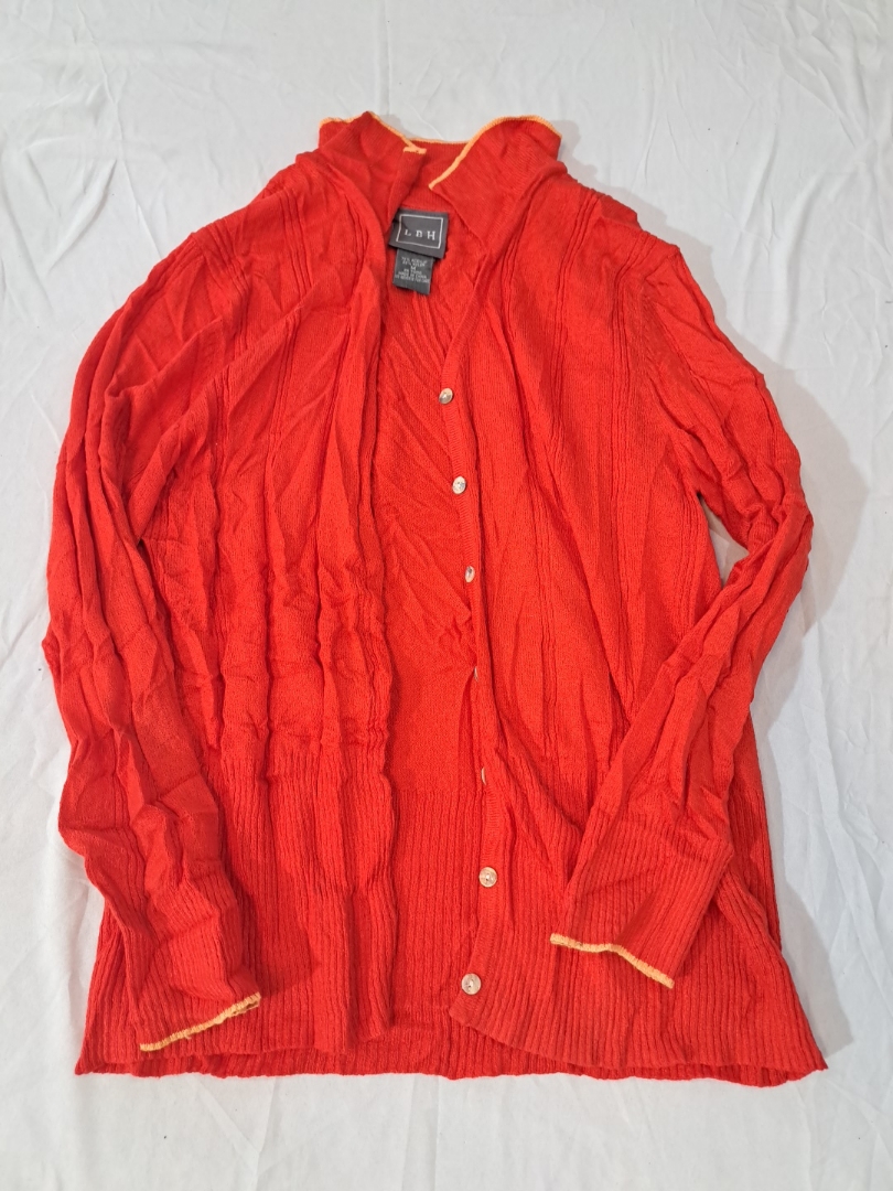 LBH Red Knit Cardigan