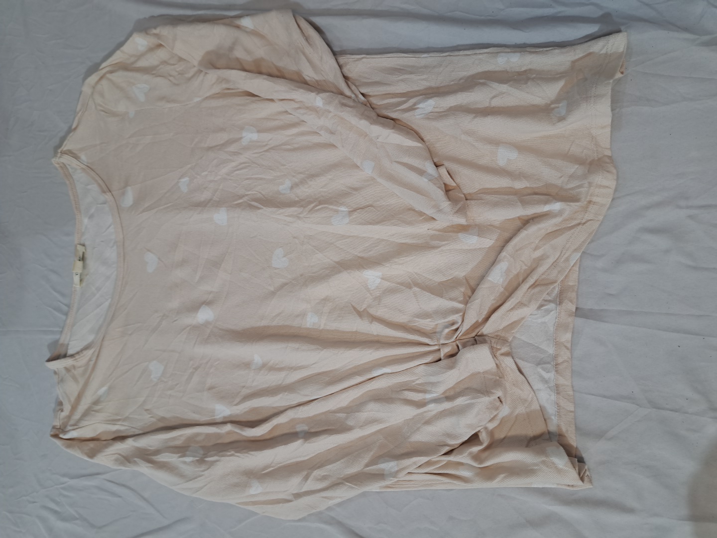 Como BL Heart Print Knit Sweater