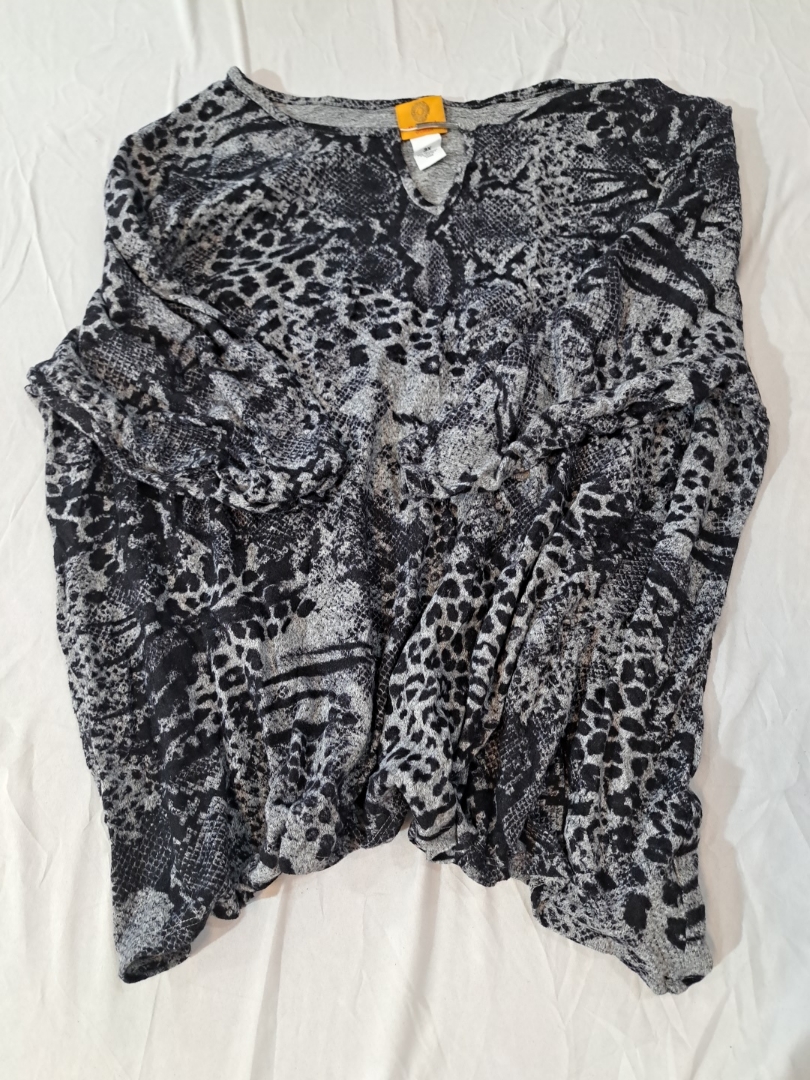 Ruby Rd. Printed Leopard Blouse