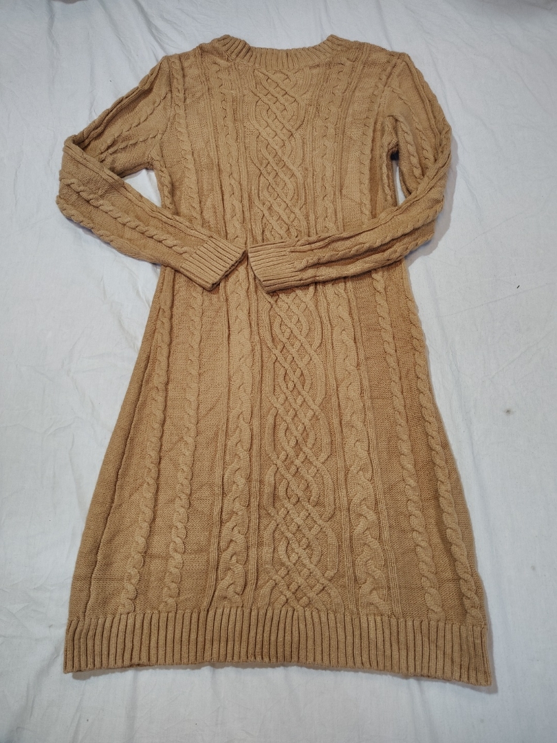 Unbranded Cable Knit Sweater Dress