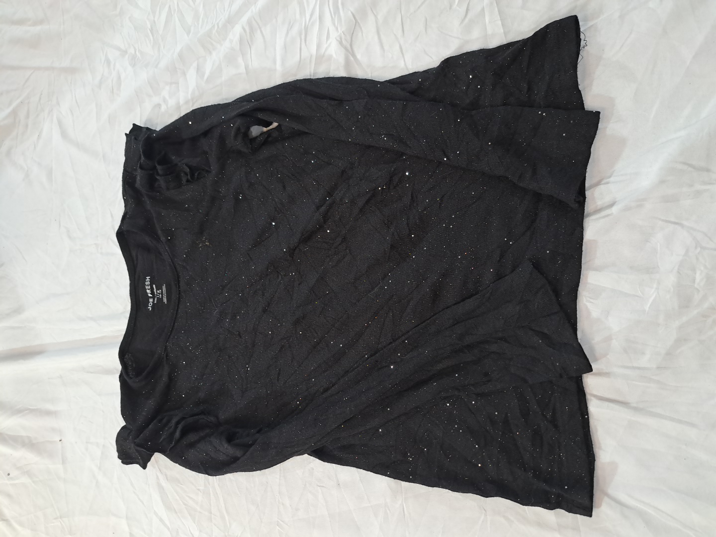 Blouse pour enfants à manches volantes noires Joe ..