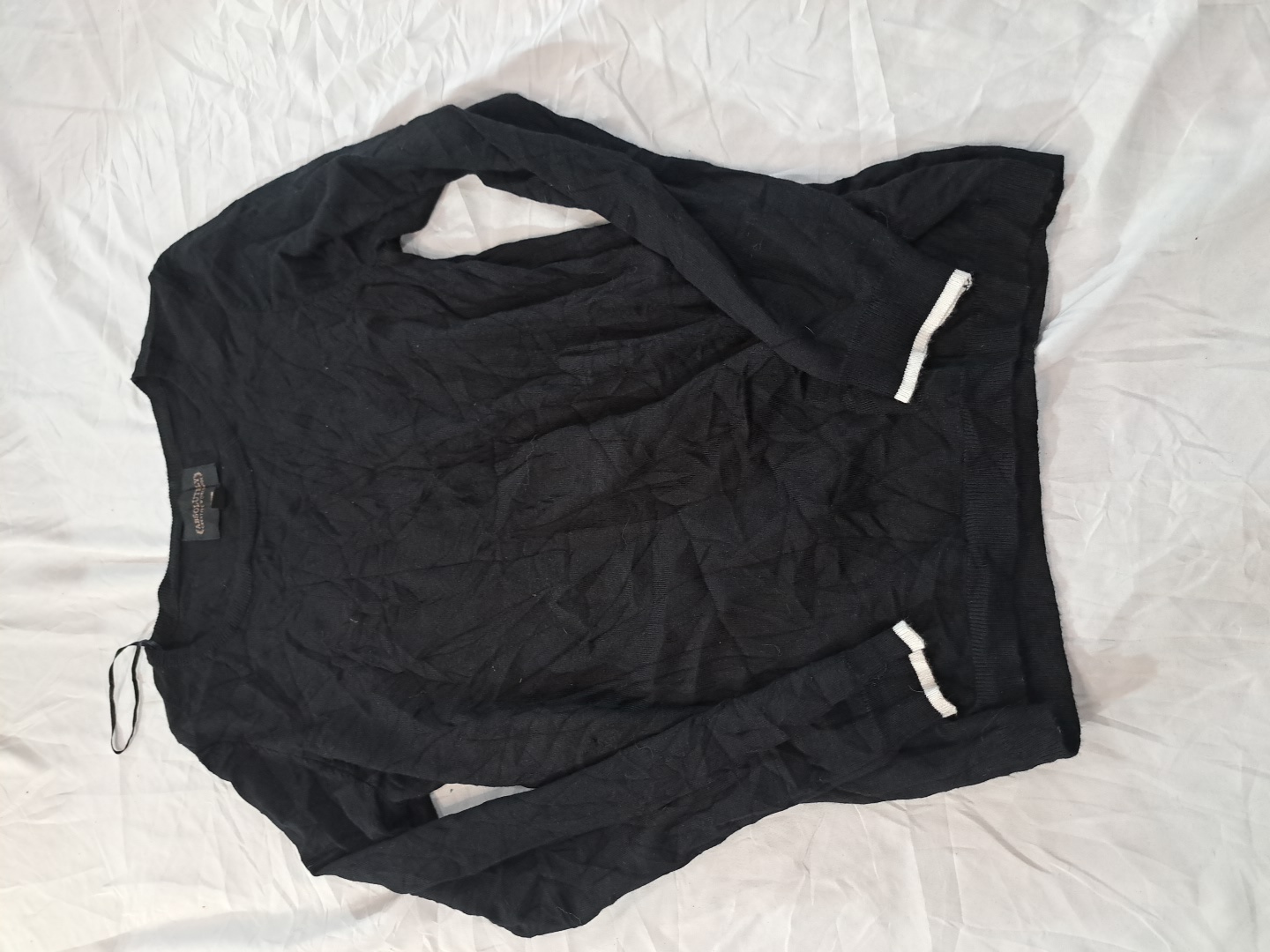 Absolut kreative weltweite schwarze Strickjacke