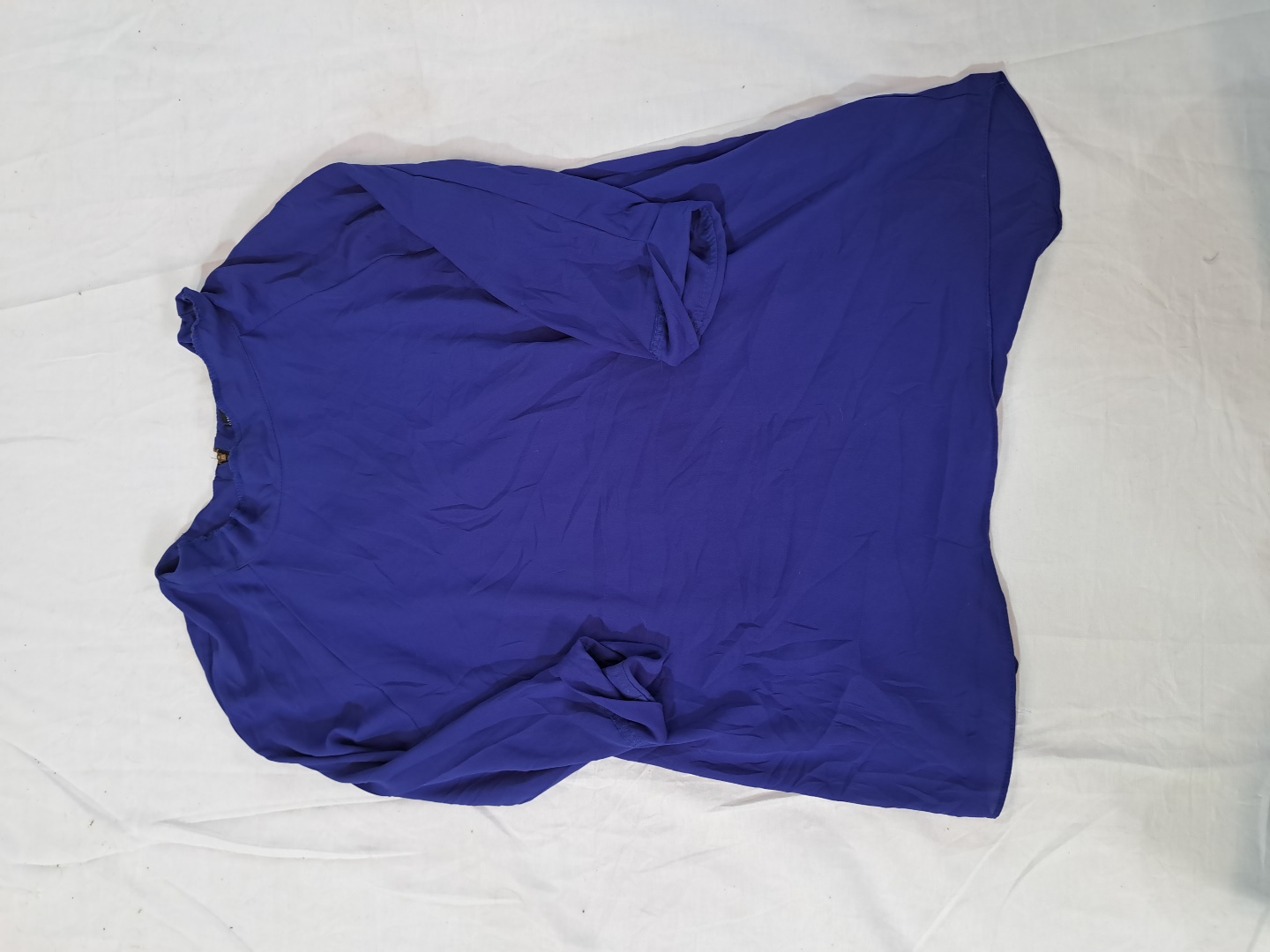 TMOSPHERE Blouse à Manches Longues Bleue