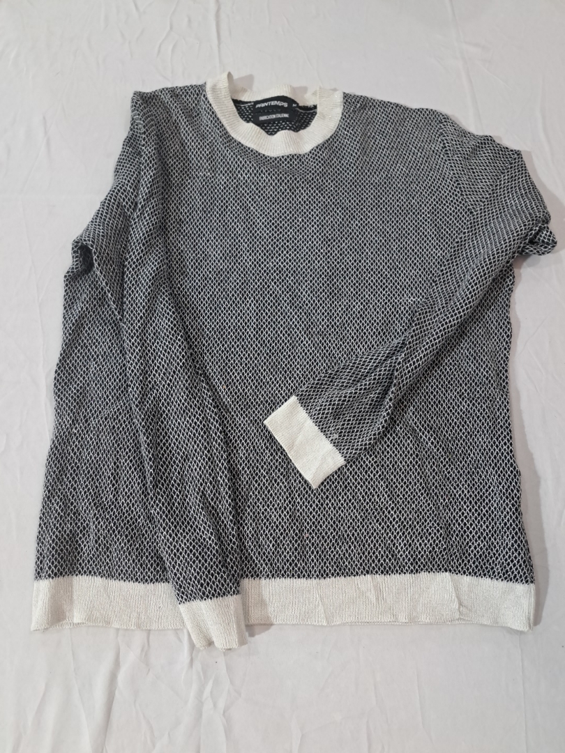 PRINITEMPS Grey Knit Sweater