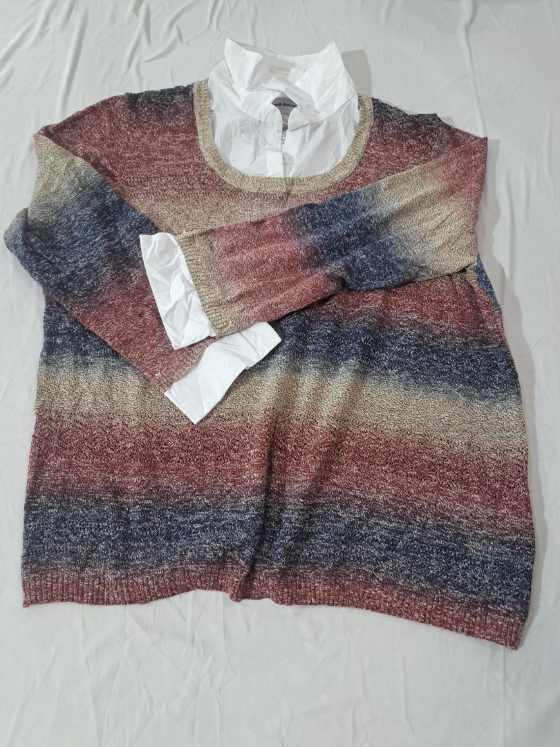 Pull en tricot multicolore Alfred Dunner