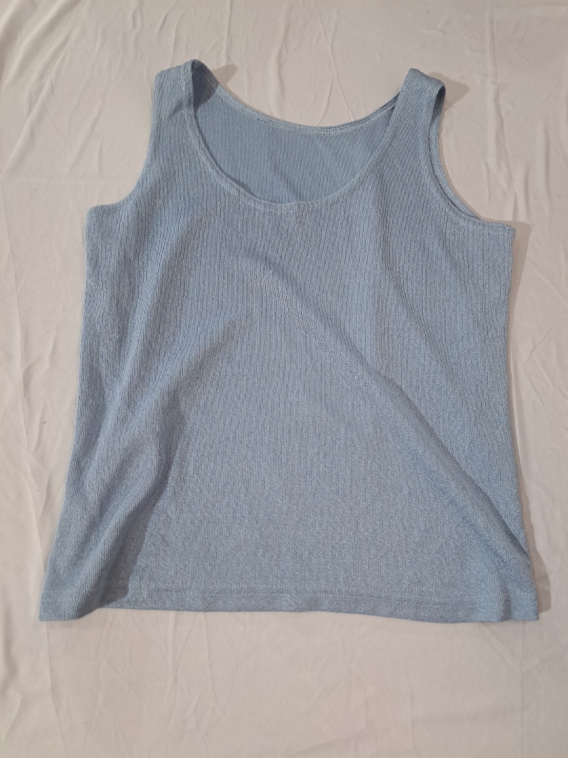 Regata Ripada Azul Claro