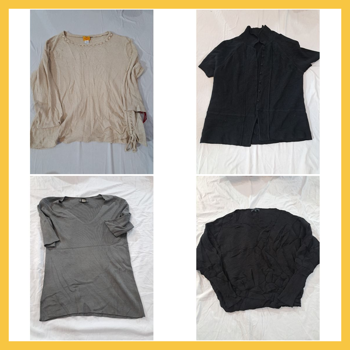 Lot de blouses en soie de créateur Ruby Rd. Will S..