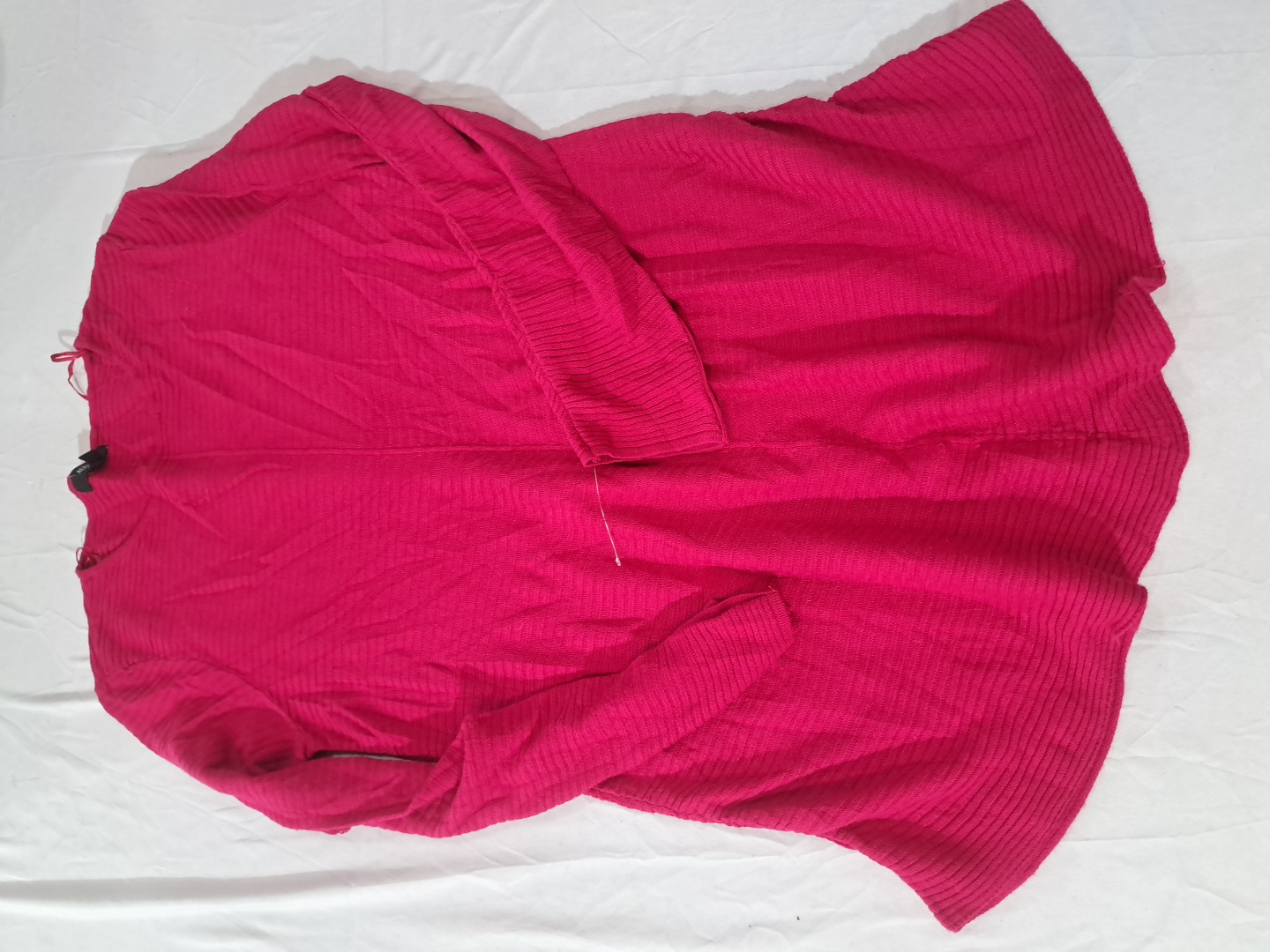 Suéter de Tricô Vermelho de Manga Longa Alfani