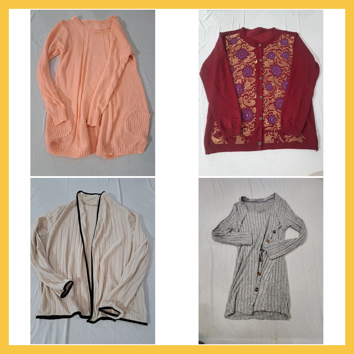 Knit Cardigan Bundle - 11 Pc Unbranded Assorted Co..