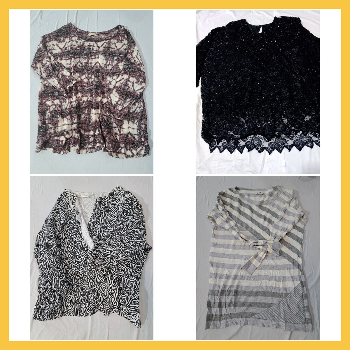 Designer Bedruckte Bluse Bundle Top & Crop CAFO St..