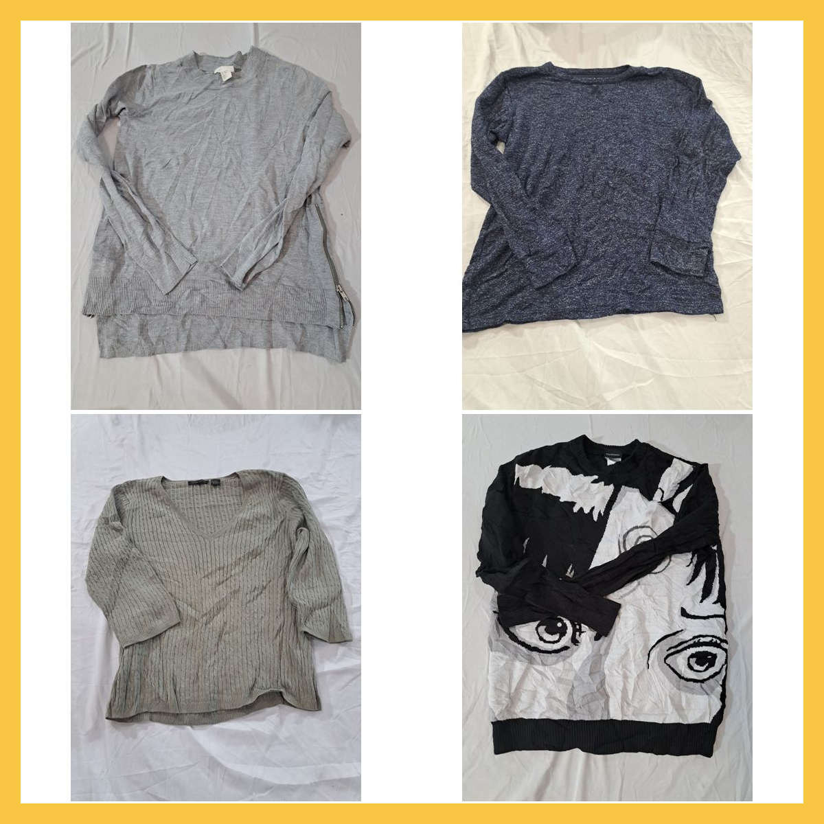 Designer Sweater Bundle - H&M, Croft & Barrow, Jea..