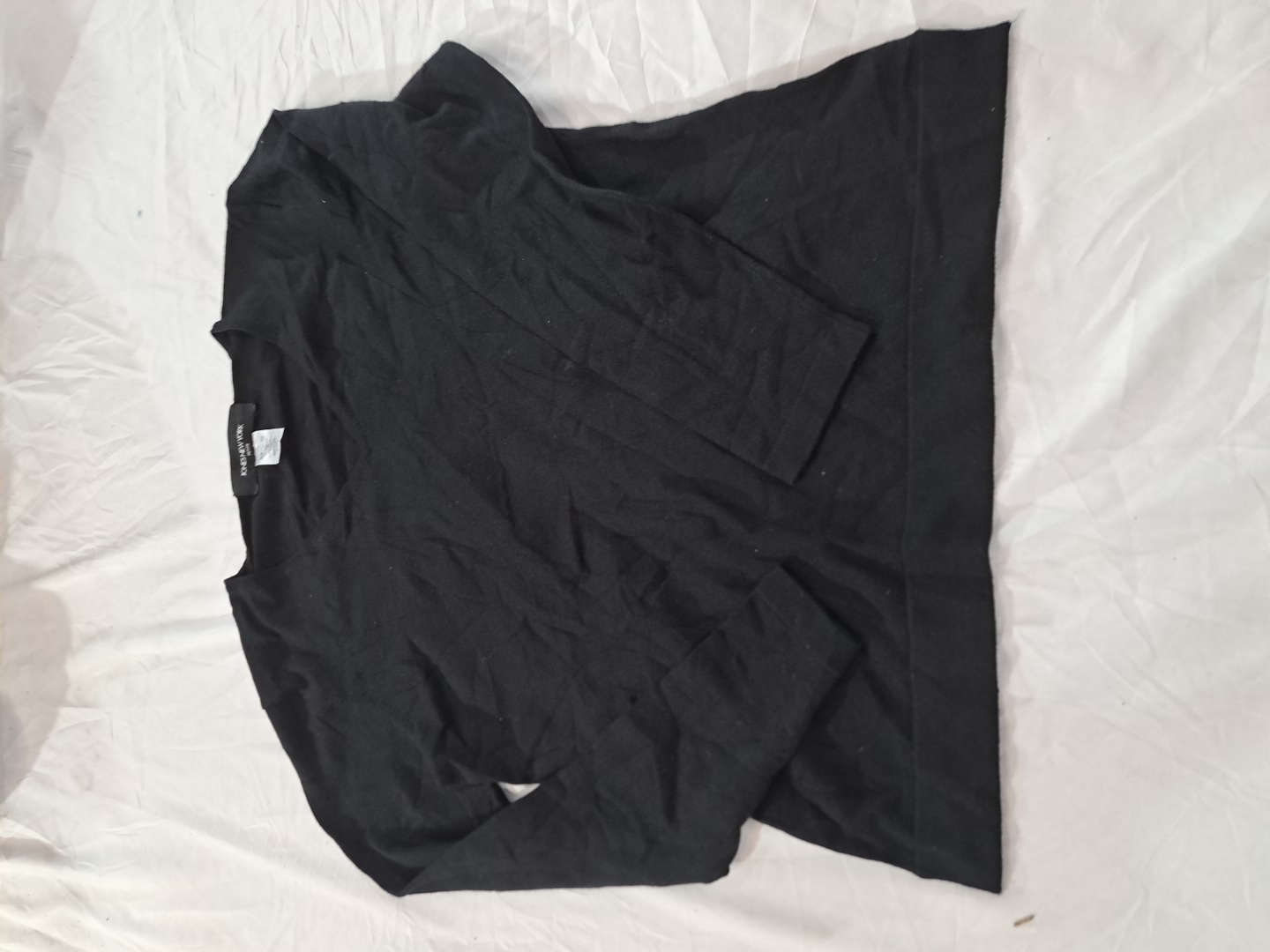 Jones New York Black Long-Sleeve T-Shirt