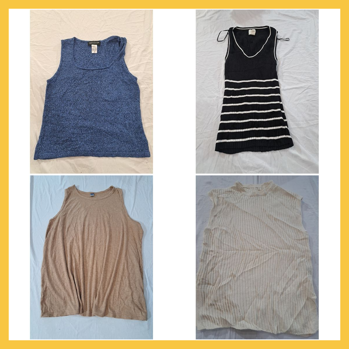 Ensemble de 5 débardeurs côtelé Jones New York, H&..