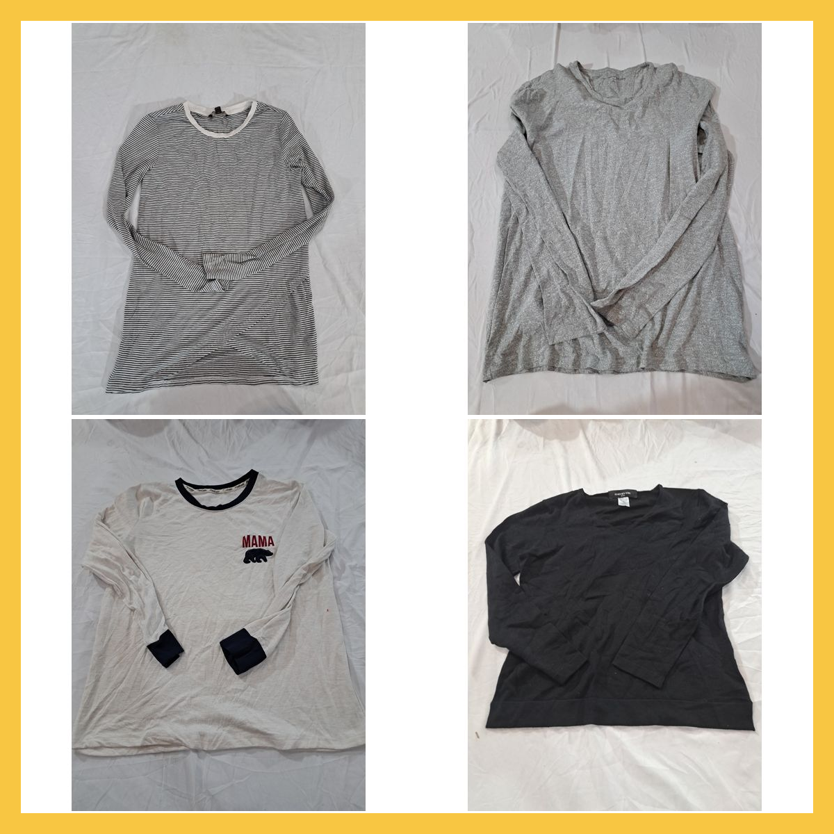 Designer Long Sleeve T-Shirt Bundle Banana Rep Gue..