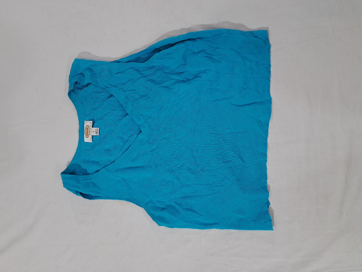 Talbots Blue V-Neck Tank Top