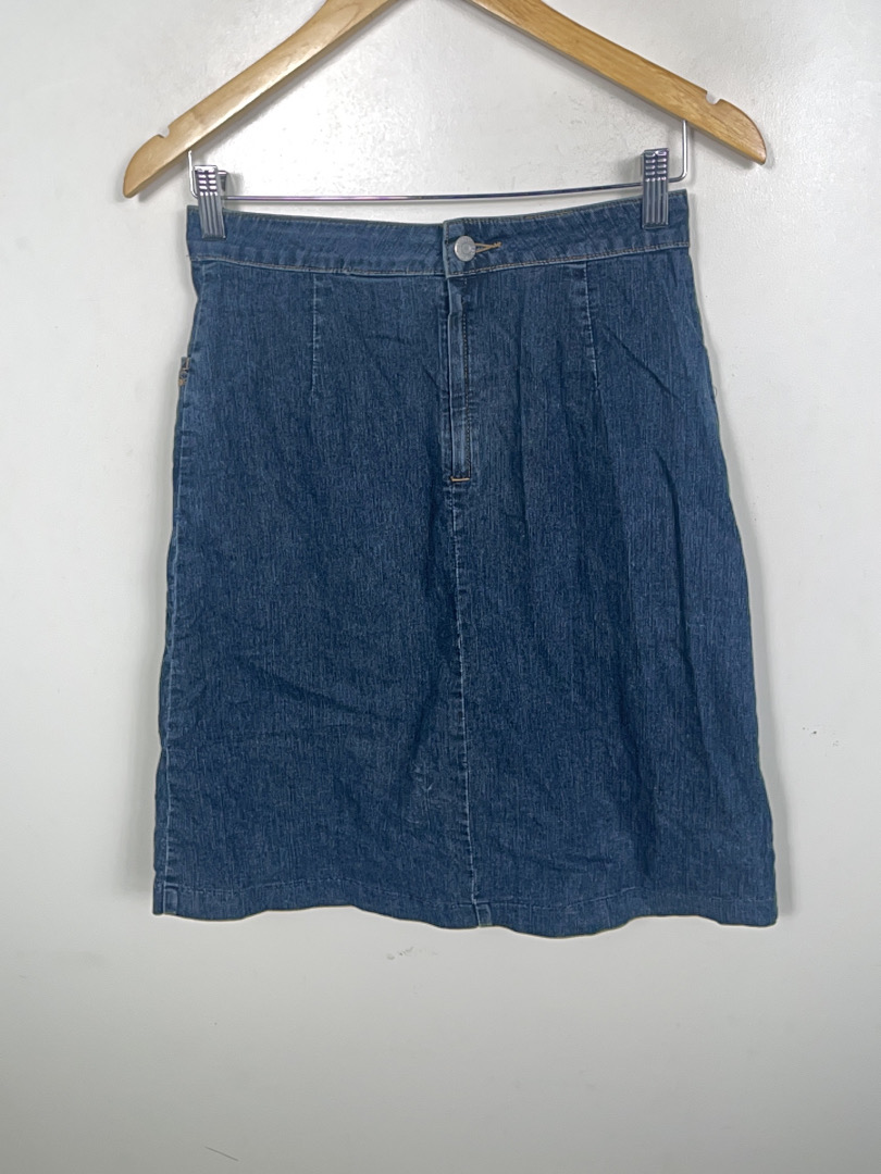 Cleo Petites Denim Mini Skirt