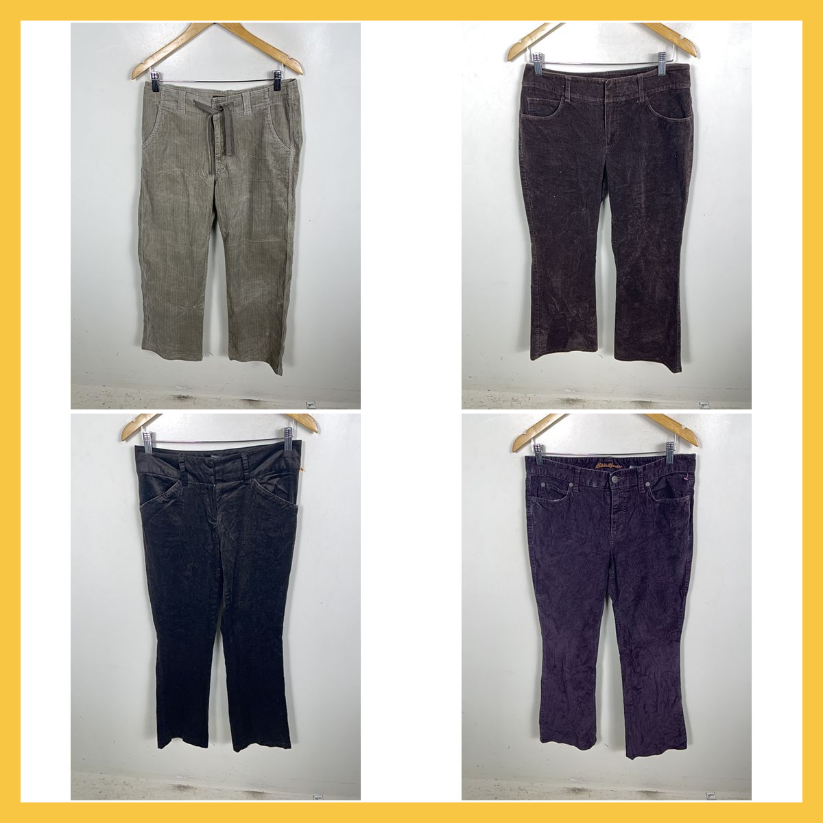 Bundle di pantaloni in velluto a coste MM6 Maison ..