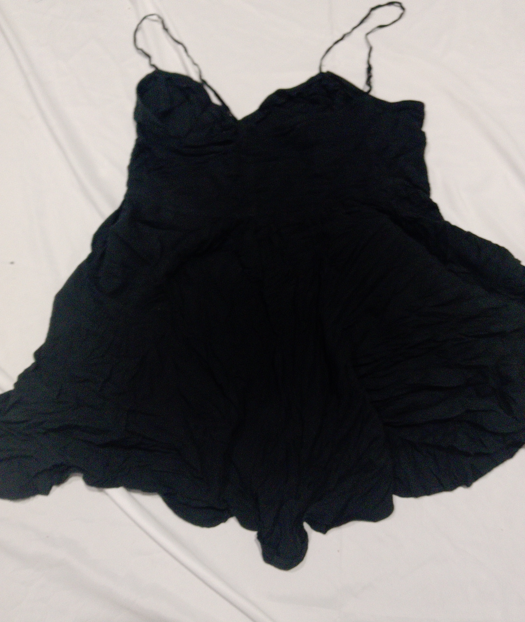 Black Ruched Dress