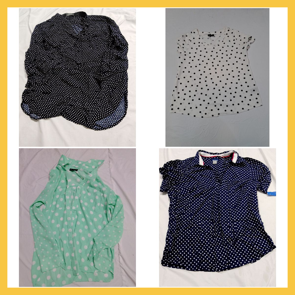 Ensemble de Blouses à Pois - Lot de 10 Vêtements p..