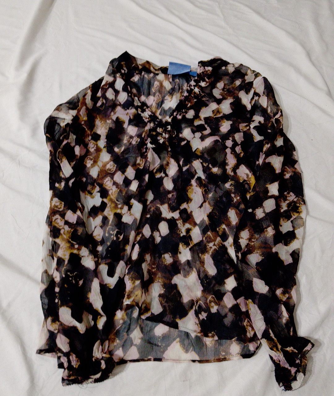 Blouse with Floral Pattern
