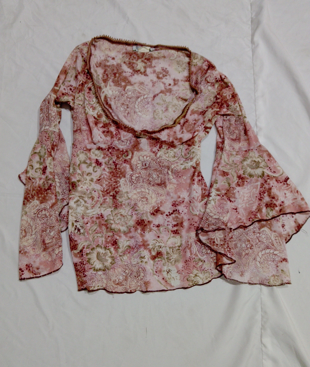 Blouse with Floral Pattern