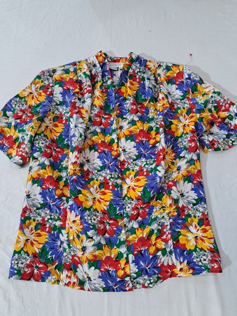 Floral Polyester Blouse