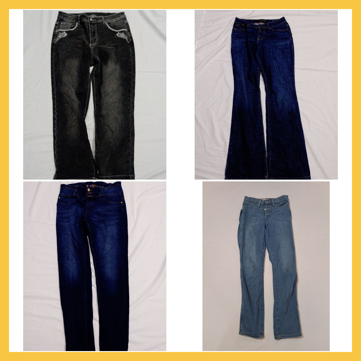 Lot de denim légèrement utilisé : Madewell, Bella,..