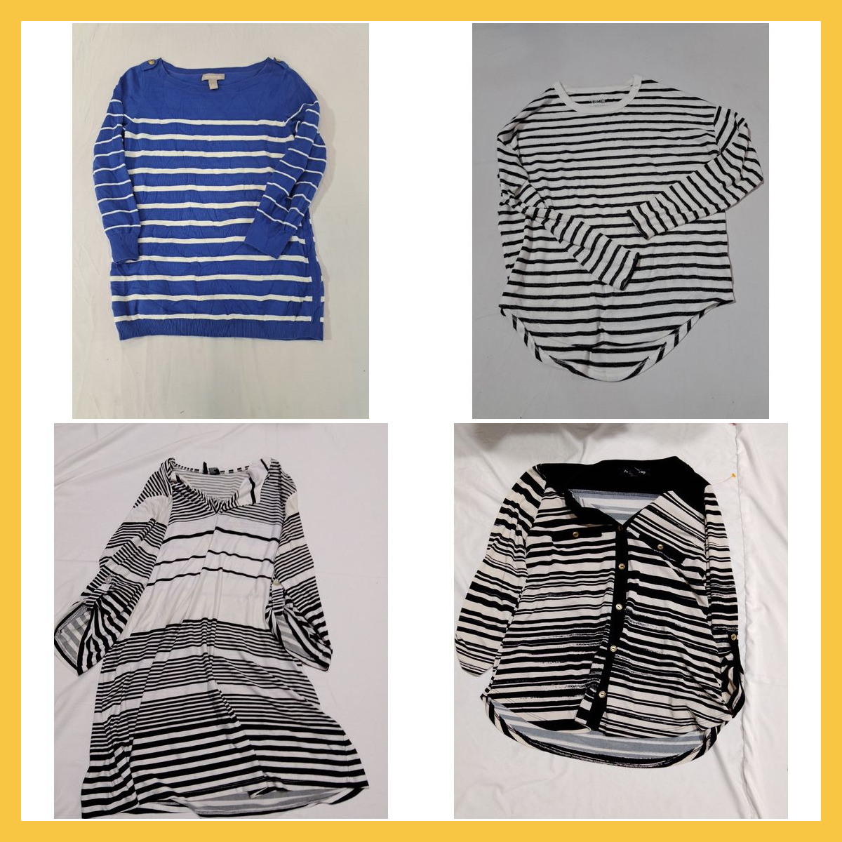 Stripy Favorites Bundle: Banana Republic, Timberla..