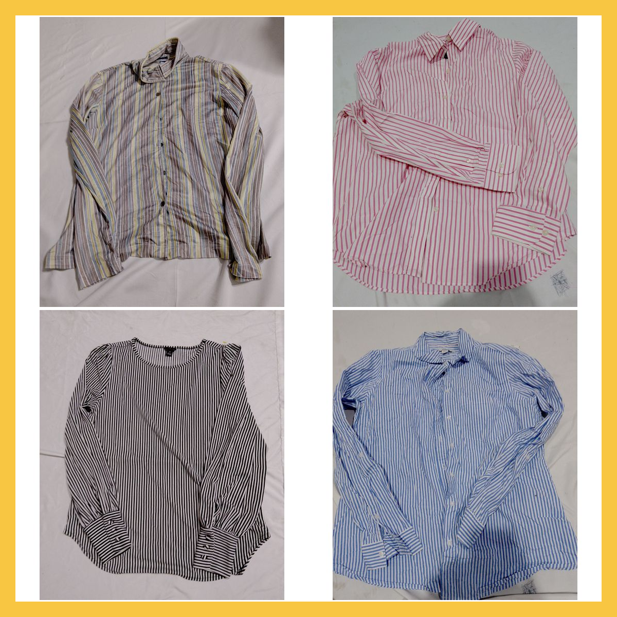 Ensemble Chemises Rayées J.Crew Chaps Ann Taylor C..