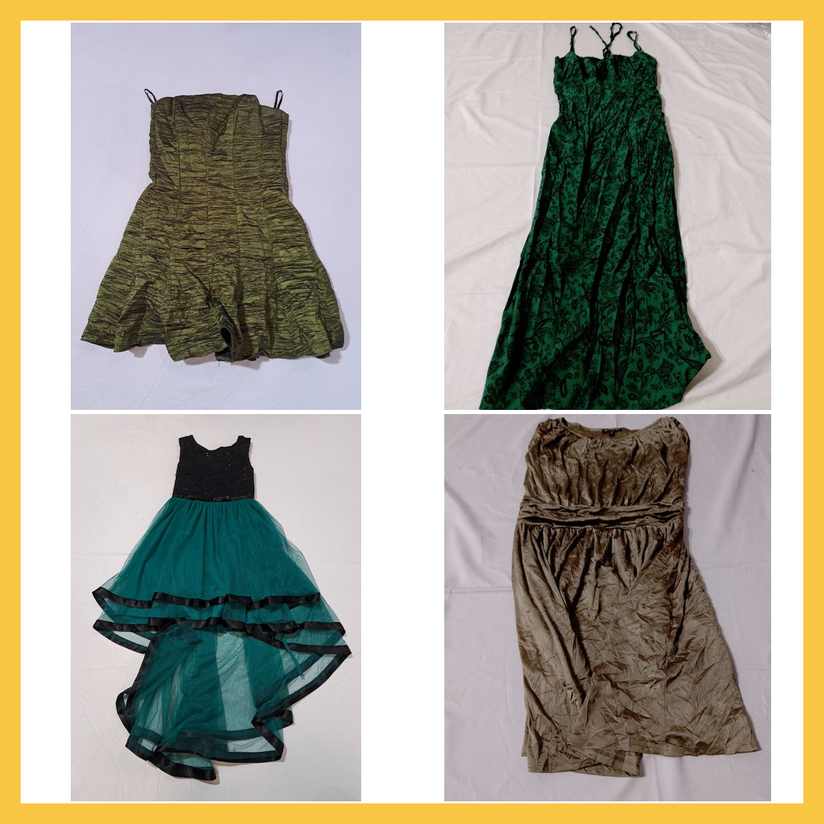 Green Dress Bundle: Jessica McClintock, EXPRESS, S..