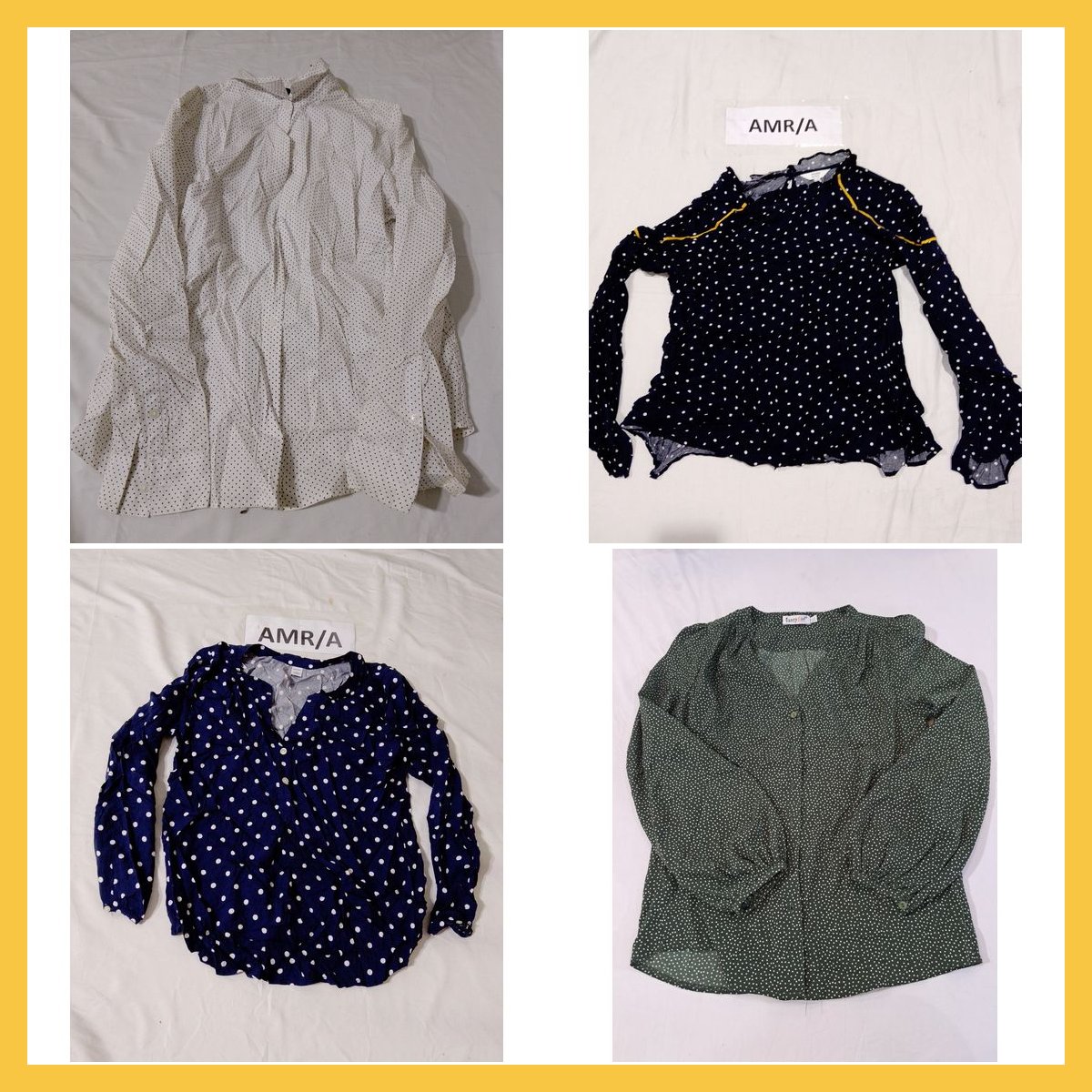 Polka Dot Blouse Bundle: 10pc Mix of LOFT, Old Nav..