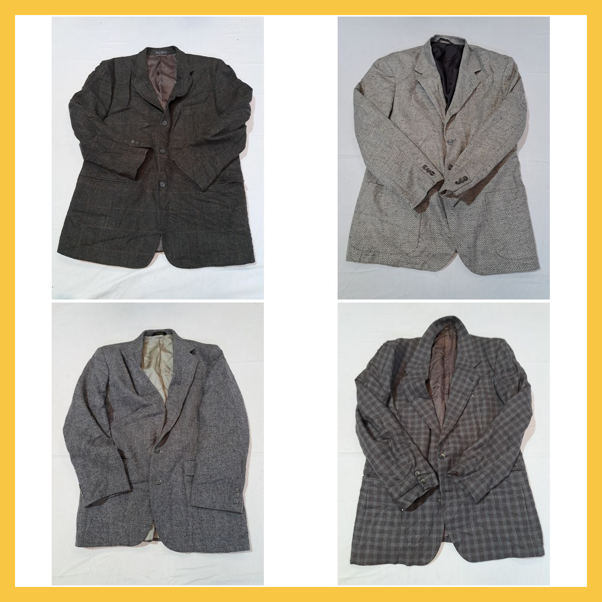 Blazer Bundle - 7pcs Mix Farah Gray Herringbone Pl..