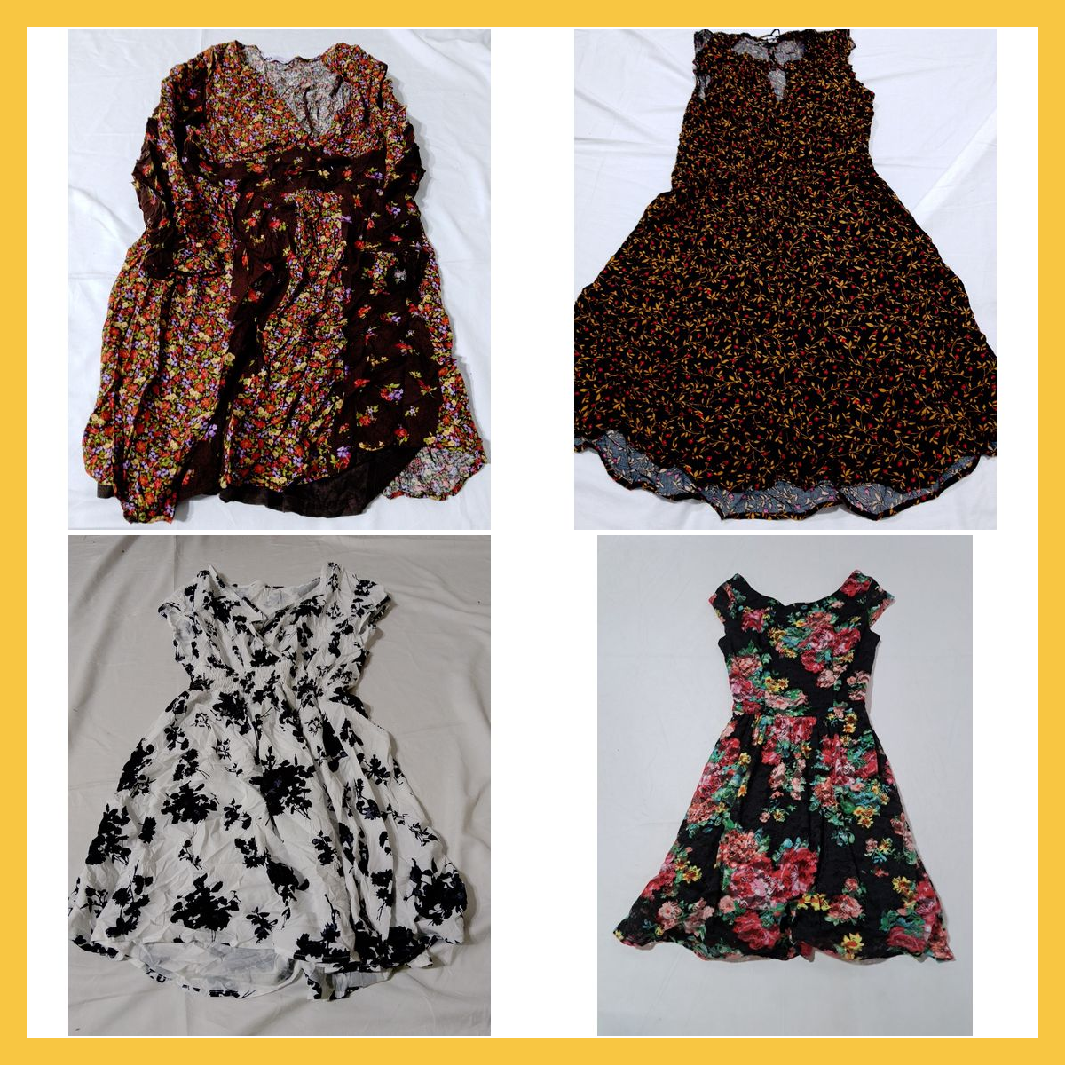 Floral Dress & Skirt Bundle - SO, H&M, B. Darlin &..