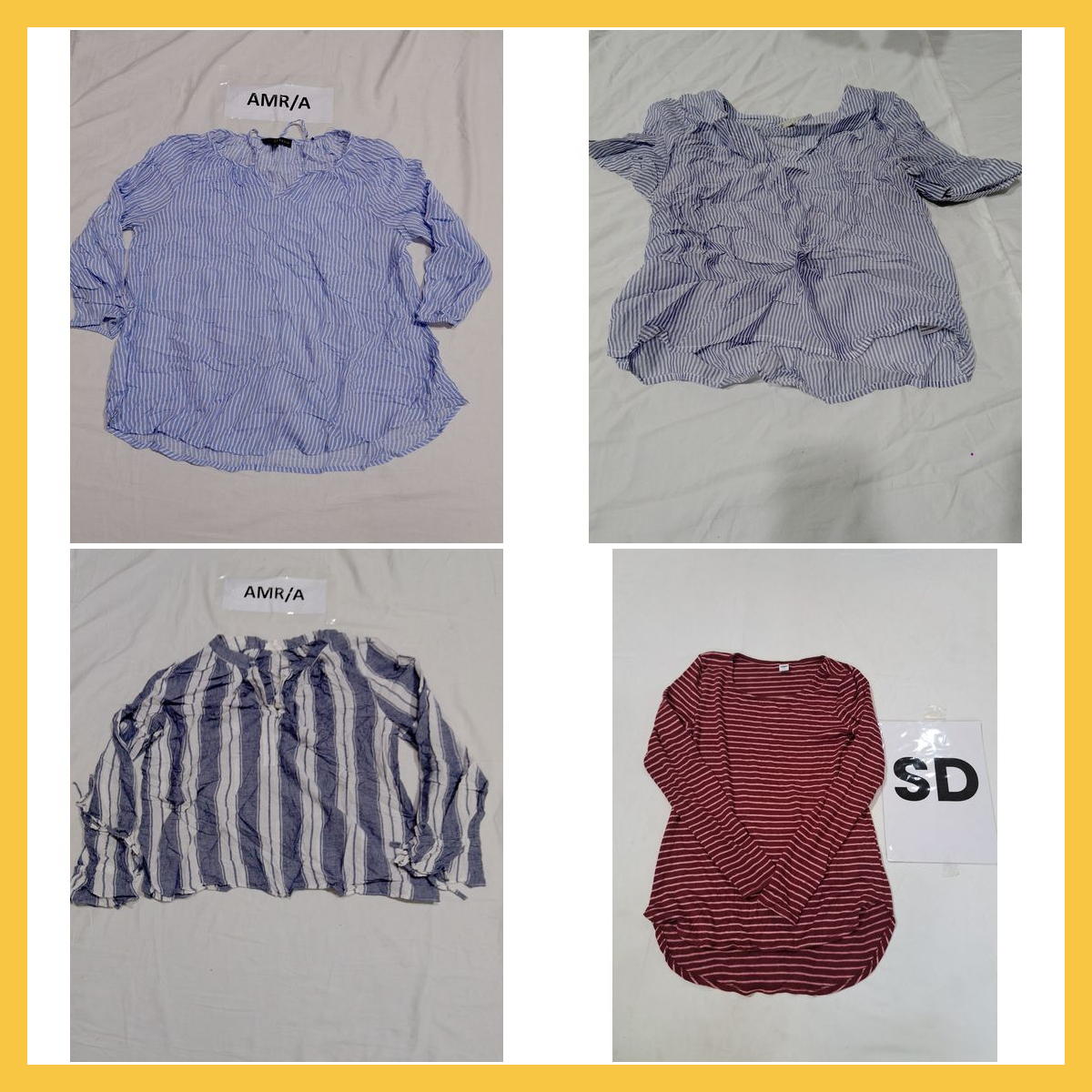 Ensemble de Blouses Rayées - Fred David, GAP, Old ..