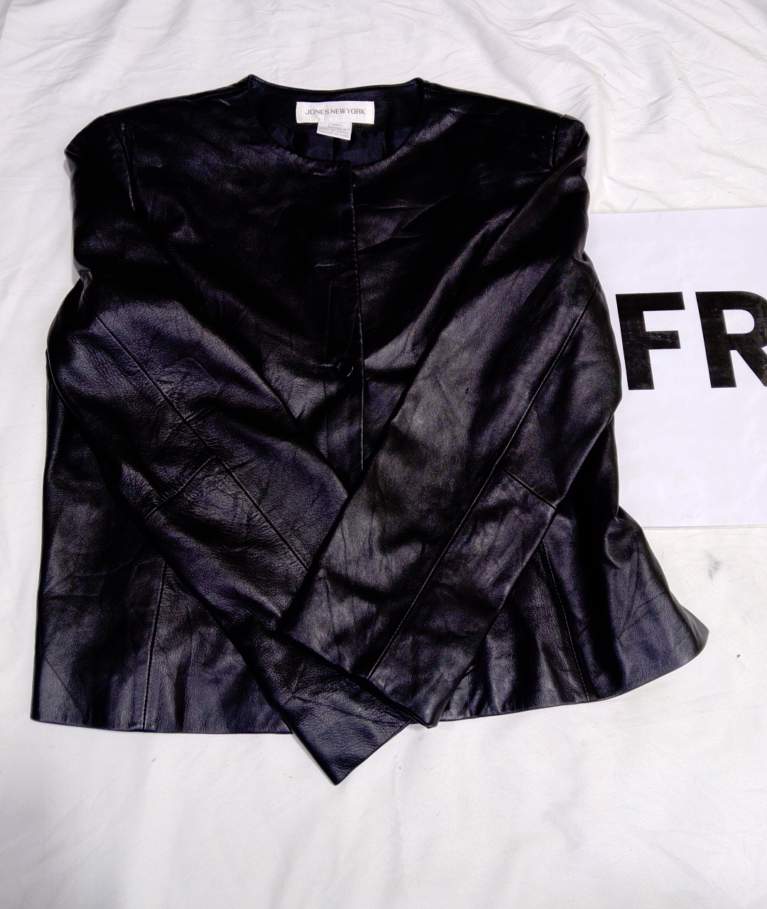 Jones New York Leather Vest