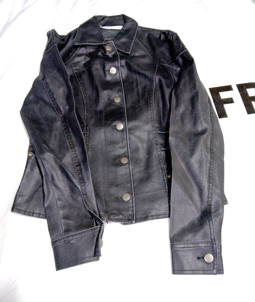 Paris Blue Leather Jacket