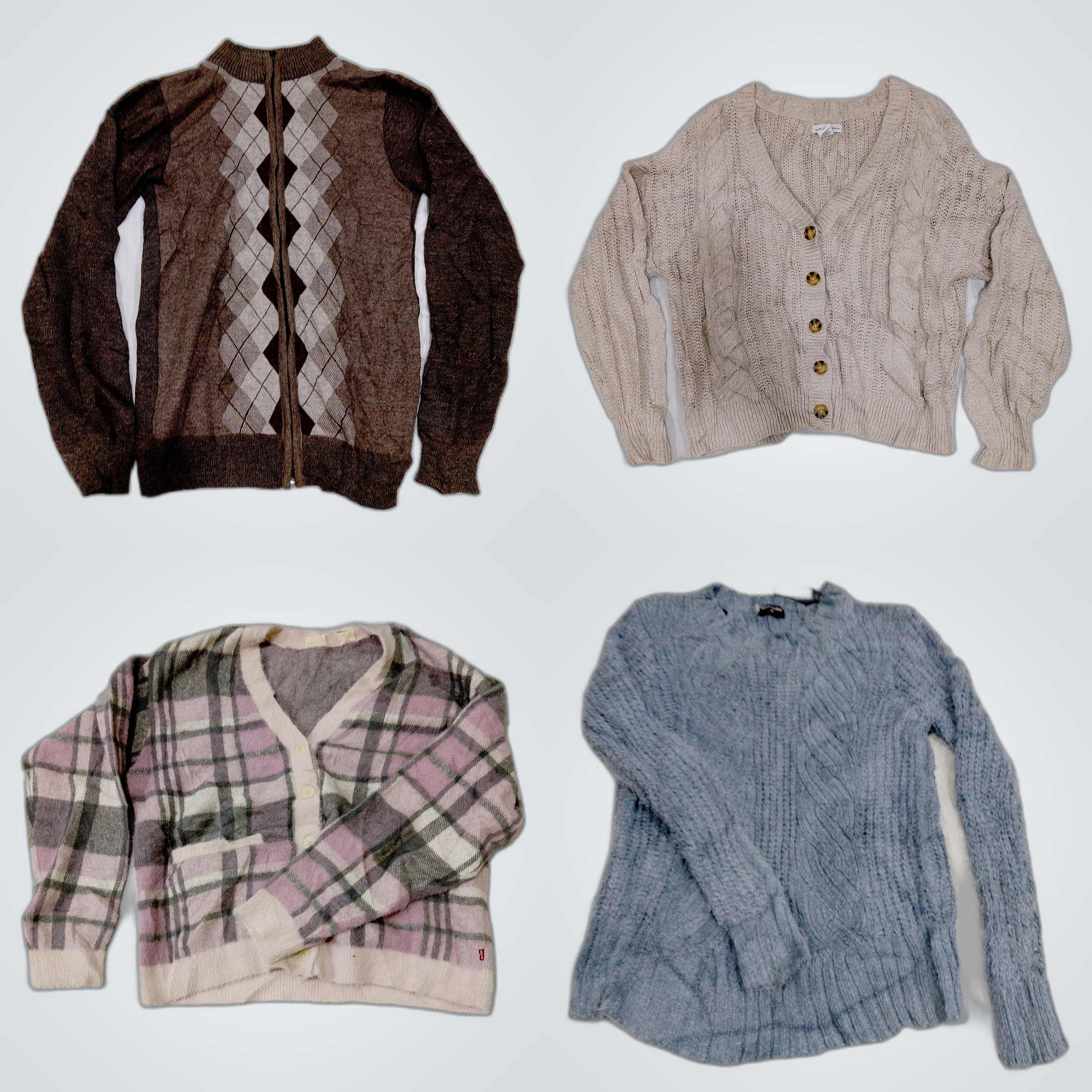 Cambridge Classics & Cupcakes Cardigan Sweater Bun..
