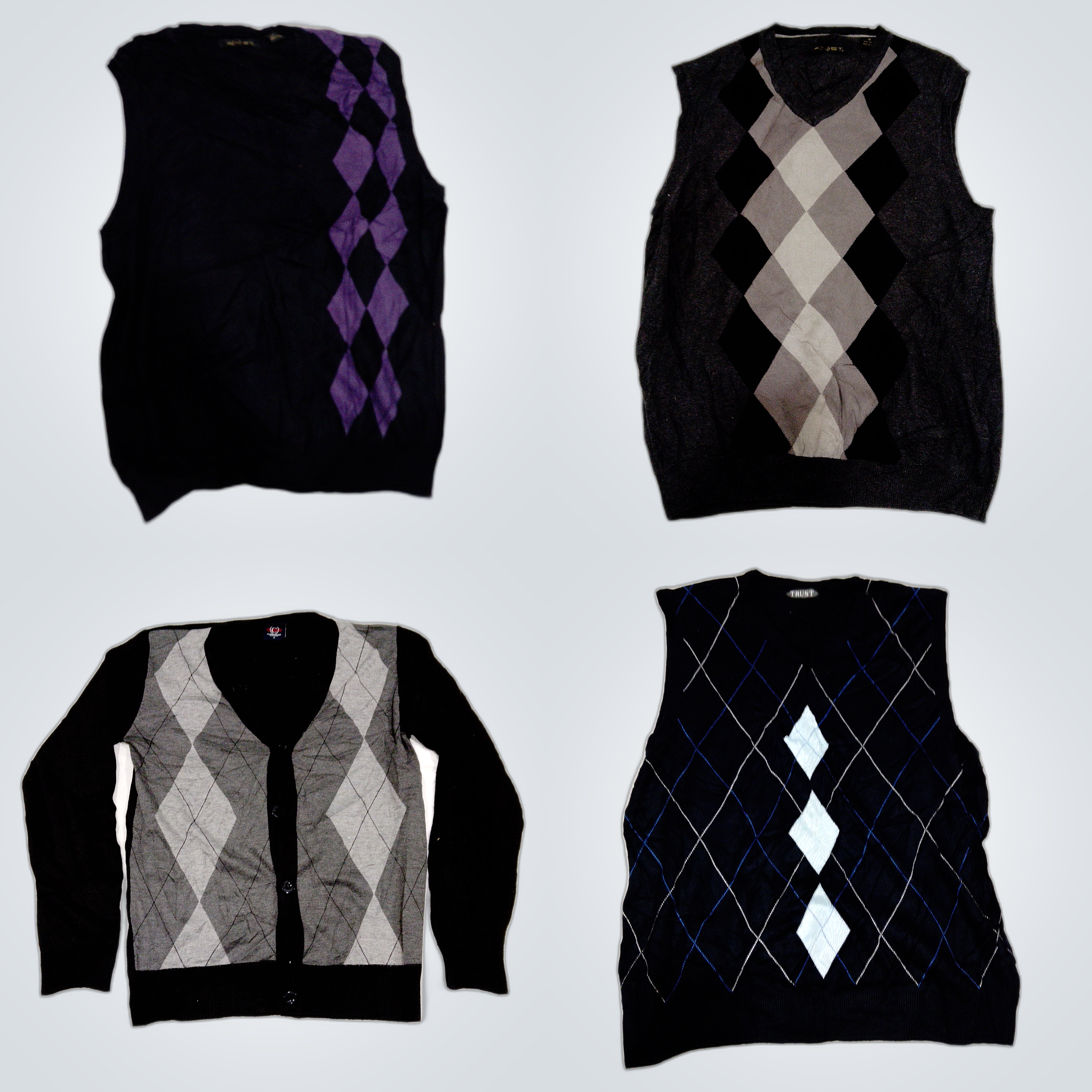 Argyle Vest Bundle: AXIST, Brooks Brothers, Cambri..