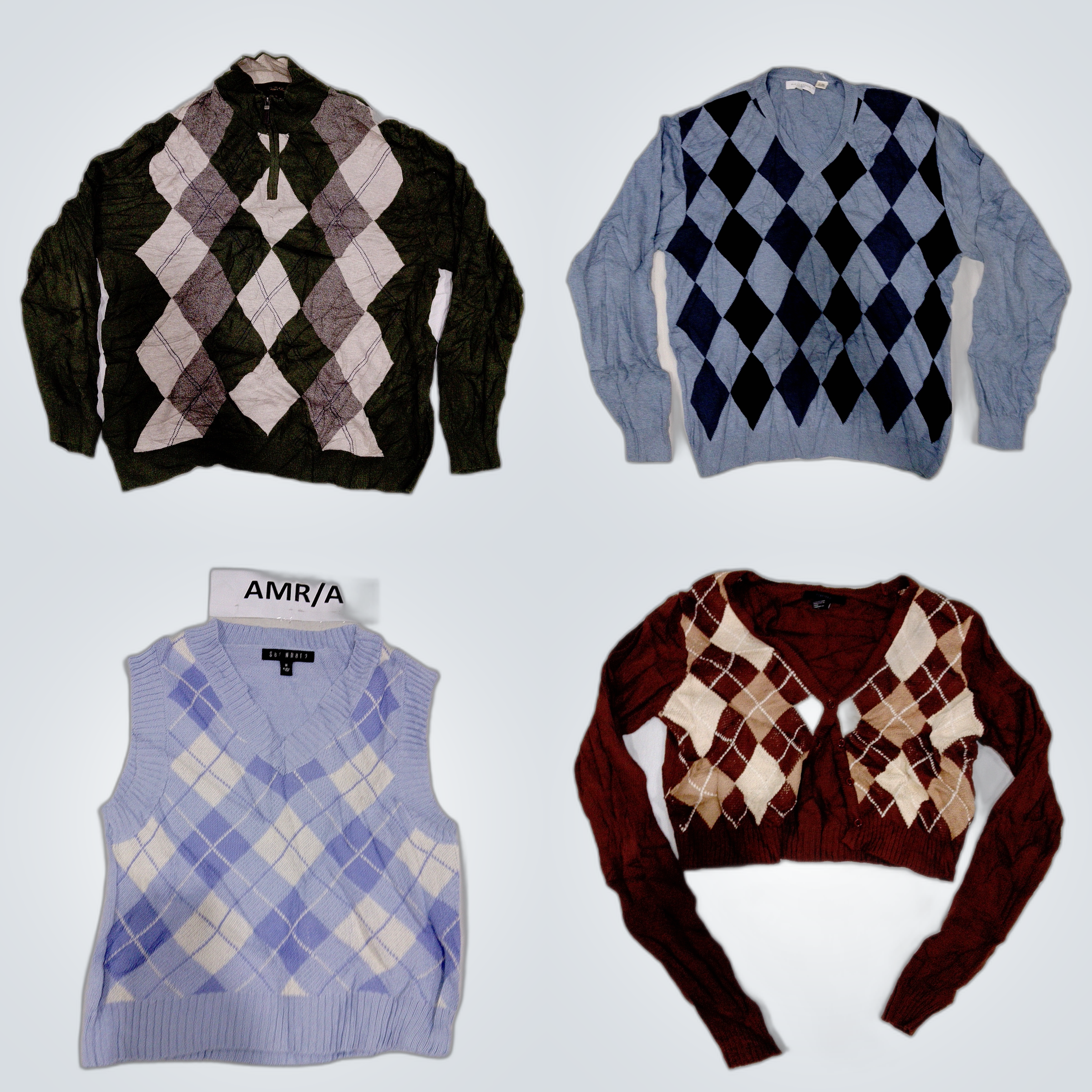 Argyle Sweater Bundle - 10 Pc Mix of Tasso Elba, L..