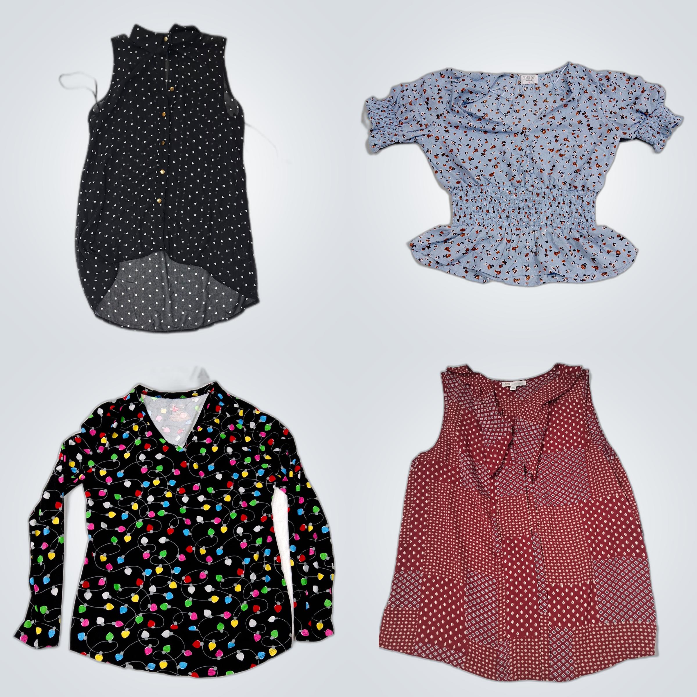 Pacchetto di Bluse e Top a Pois - Giovanni, Senna,..