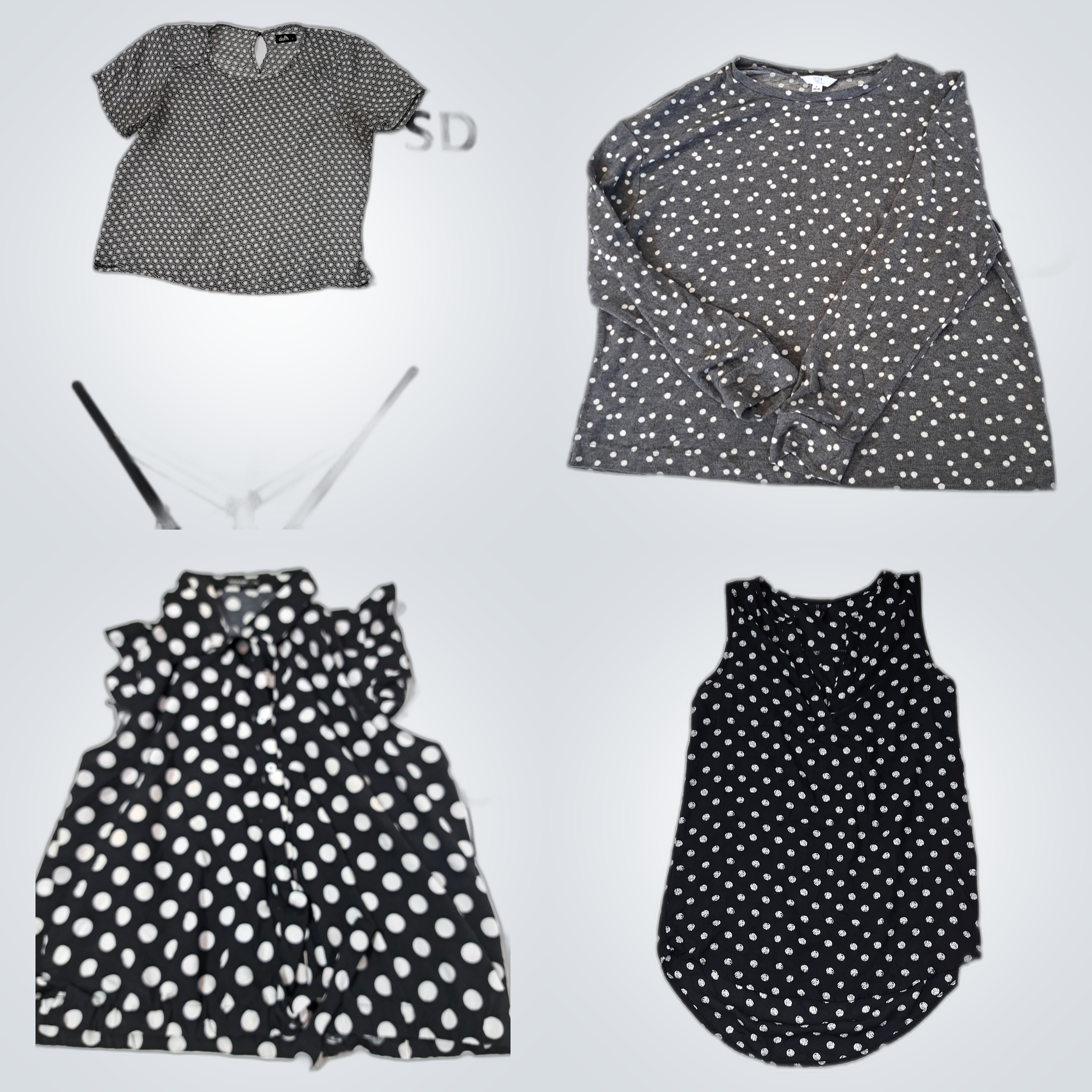 Polka Dot Blouse Bundle: Dotti, Maurices, Lane Bry..
