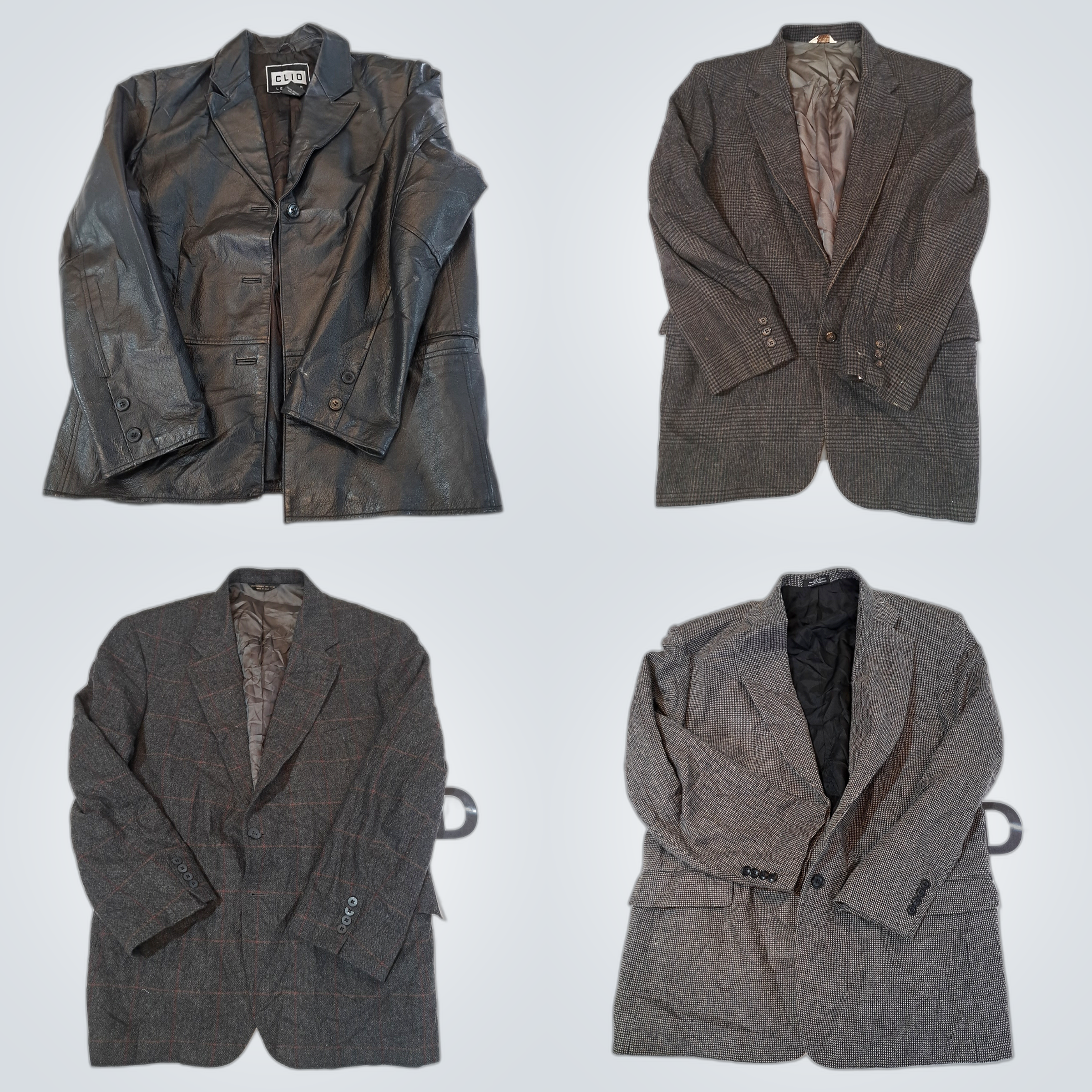 Clio Leather Jacket & 6 Blazers Bundle - Daks, Unb..
