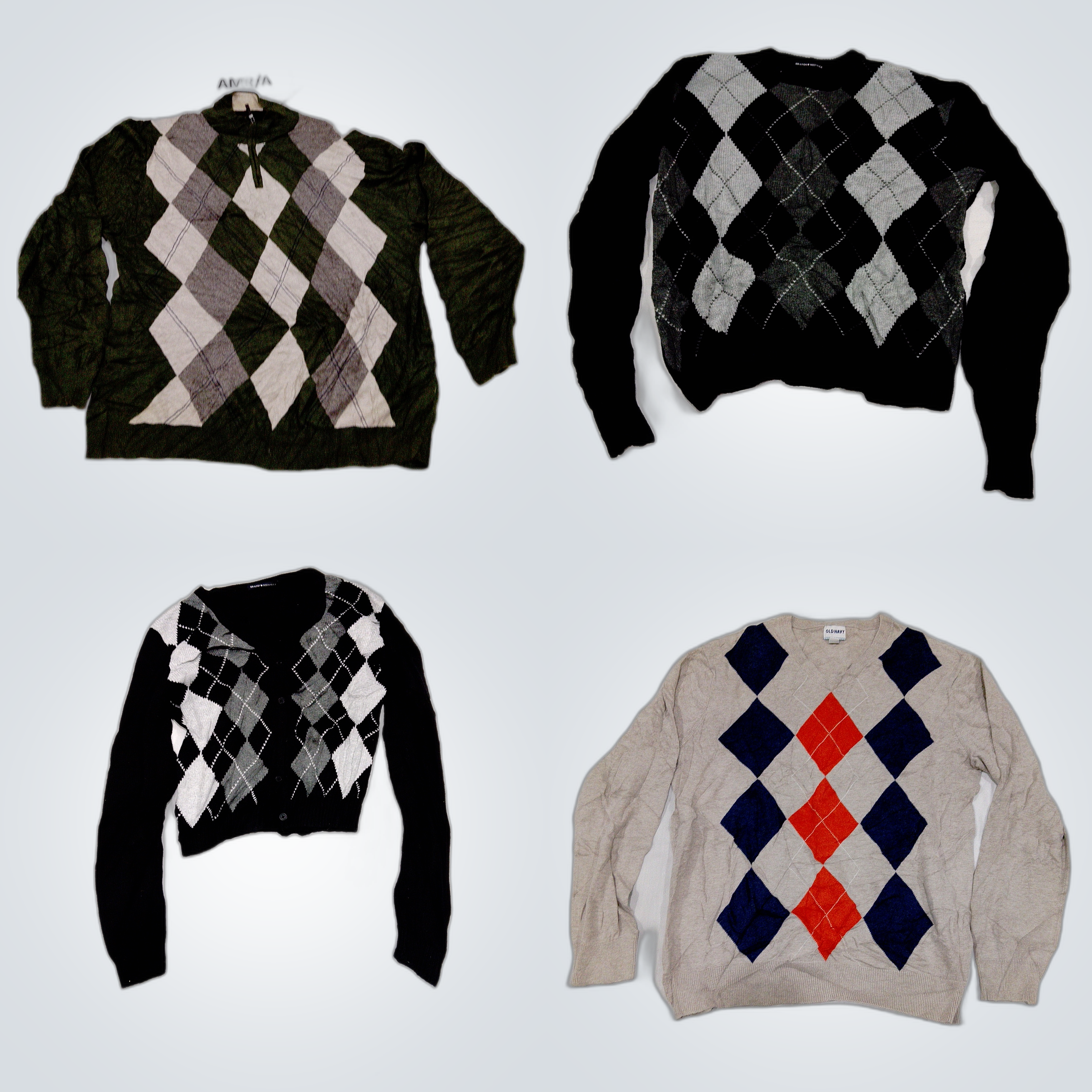 Ensemble de pulls argyle - Tasso Elba, Brandy Melv..