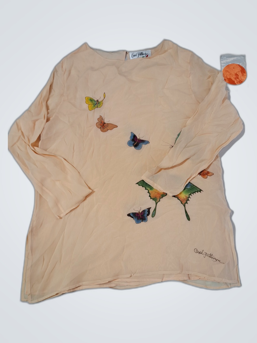 Carol Patterson Butterfly Long Sleeve Top